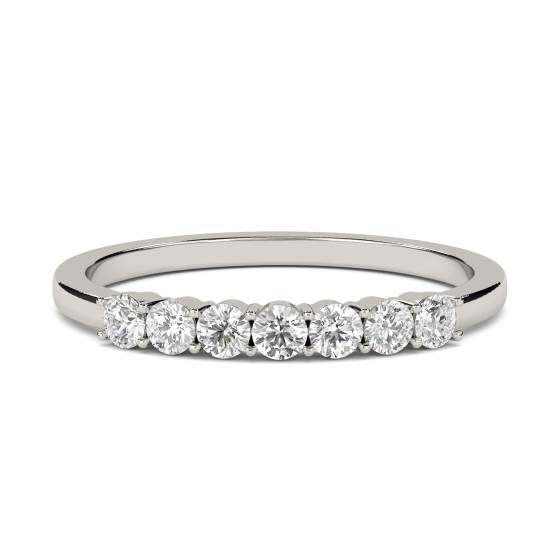 0.35ct VS/F-G Round Diamond Cut Wedding Ring