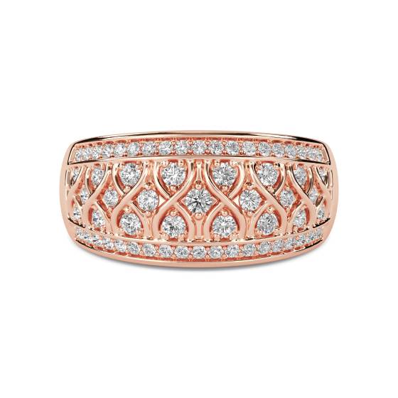 12.5mm Designer Cluster Dress Ring