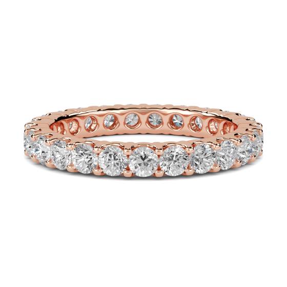 Round Diamond Full Eternity Ring
