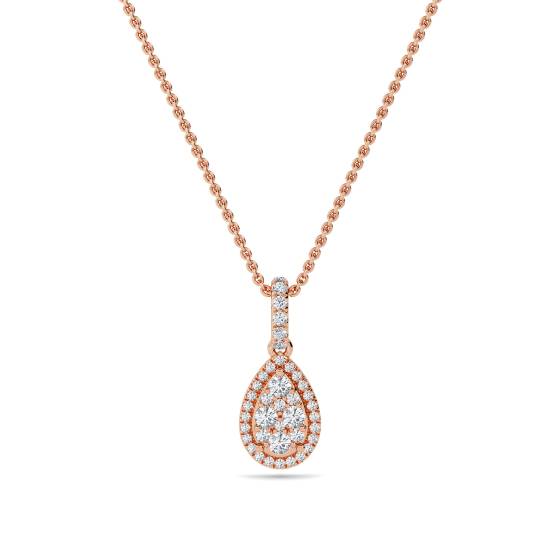 Cluster Round Diamond Designer Pendant