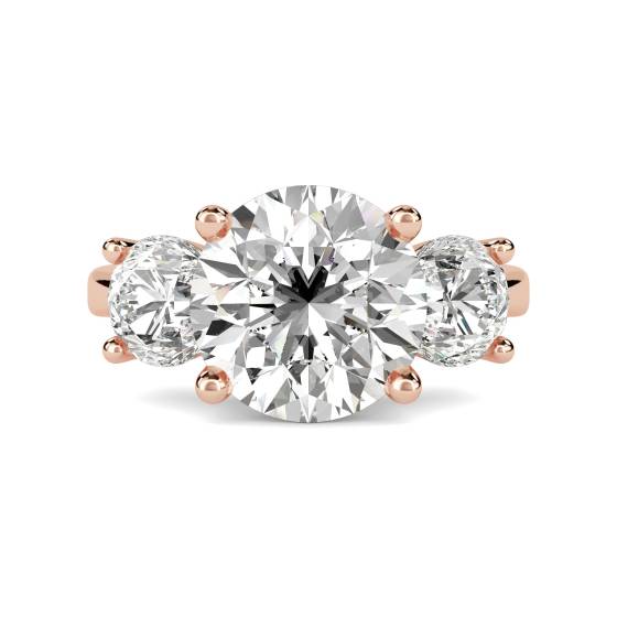 Oval and Round Trilogy Ring