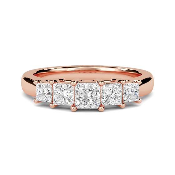 Unique Princess Diamond Eternity Ring