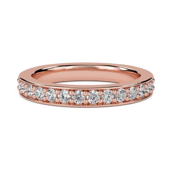 Round Diamond Pave Set Eternity Ring