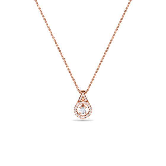 Stylish Round Diamond Designer Pendant