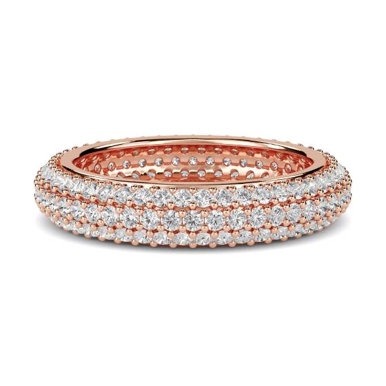 Round Full Diamond Eternity Ring