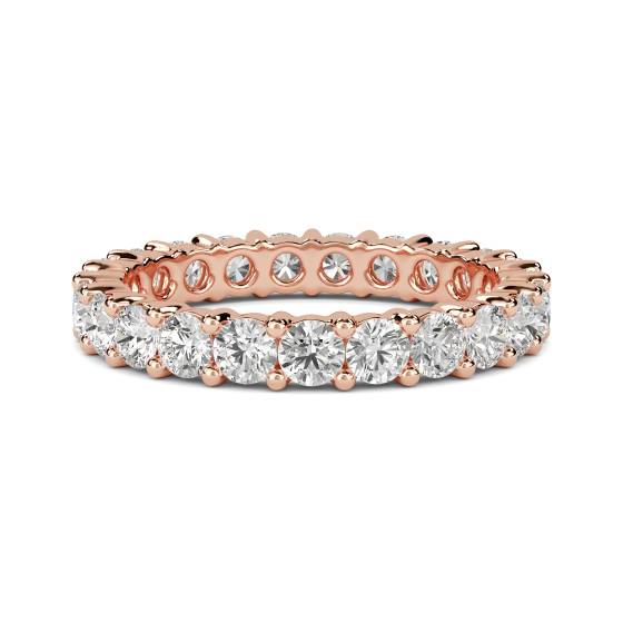 Round Diamond Full Eternity Ring