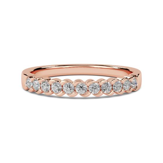 2mm Elegant Round Diamond Eternity Ring