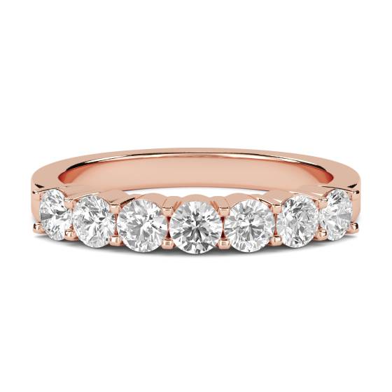 0.75ct VS/F-G Round Diamond Cut Wedding Ring