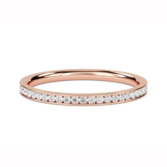 0.25ct VS/F-G Round Diamond Cut Wedding Ring