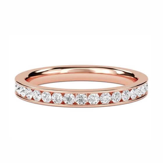 0.50ct VS/F-G Round Diamond Cut Wedding Ring