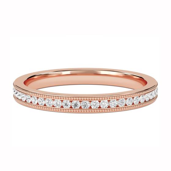 0.25ct VS/F-G Round Diamond Cut Wedding Ring