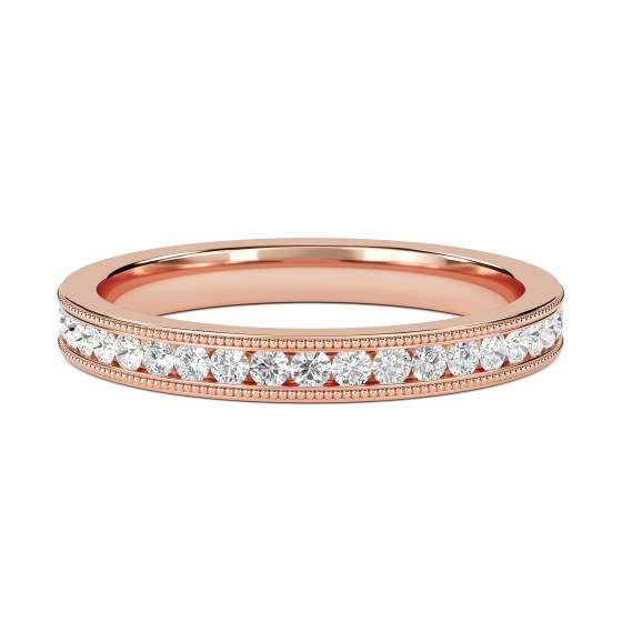 0.50ct VS/F-G Round Diamond Cut Wedding Ring