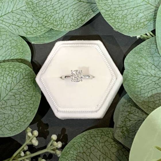 1.50ct I1/G Natural Round Diamond Solitaire in Platinum