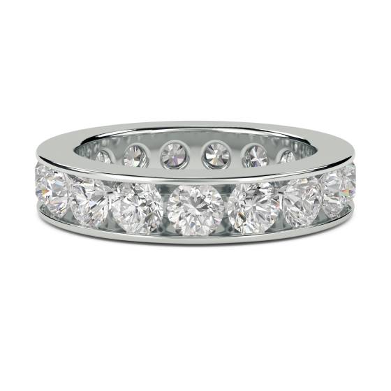 Round Diamond Full Eternity Ring
