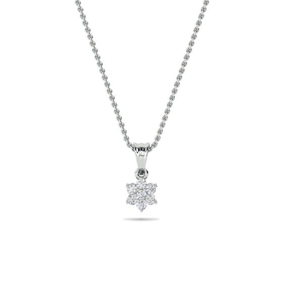 Cluster Round Diamond Designer Pendant