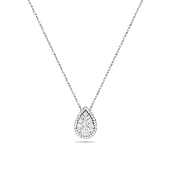 Cluster Round Diamond Designer Pendant
