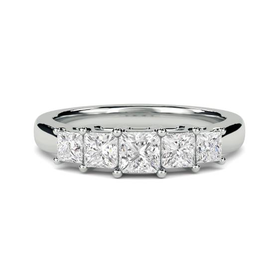 Unique Princess Diamond Eternity Ring