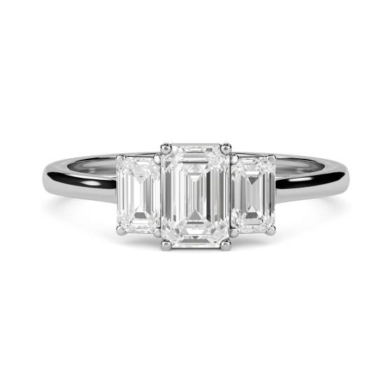 Emerald Trilogy Ring