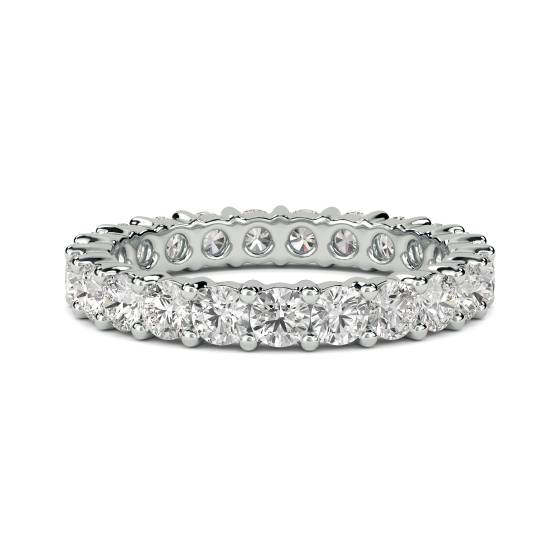 Round Diamond Full Eternity Ring