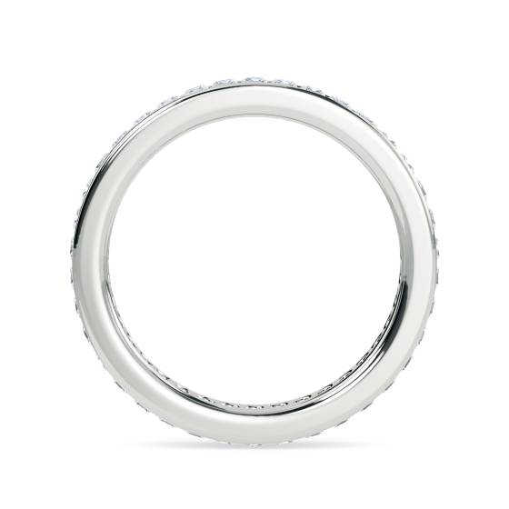 1.00ct VS/E-F Princess Natural Diamond Eternity Ring