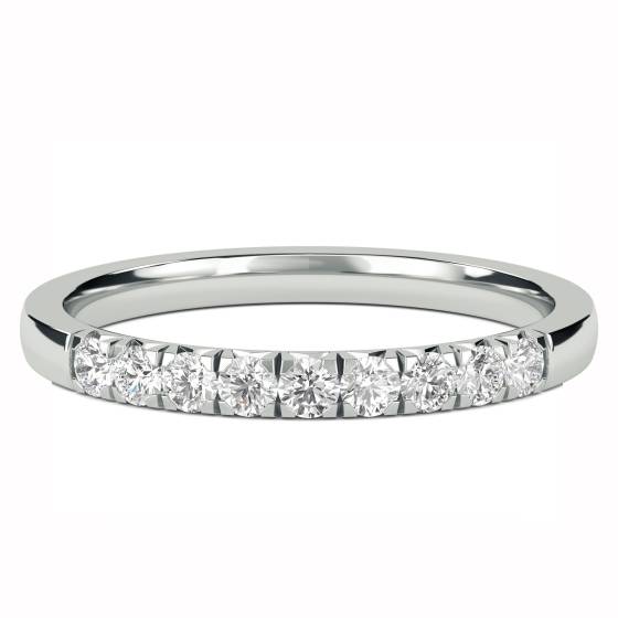 0.25ct Round Diamond Wedding Band