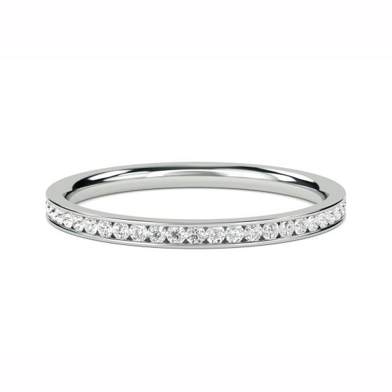 0.25ct VS/F-G Round Diamond Cut Wedding Ring