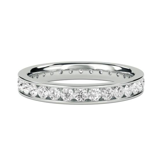 0.75ct VS/F-G Round Diamond Cut Wedding Ring