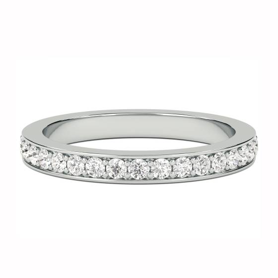 0.25ct VS/F-G Round Diamond Cut Wedding Ring