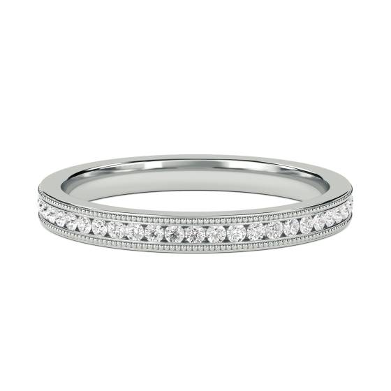 0.25ct VS/F-G Round Diamond Cut Wedding Ring