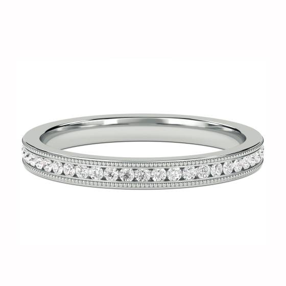 0.25ct VS/F-G Round Diamond Cut Wedding Ring