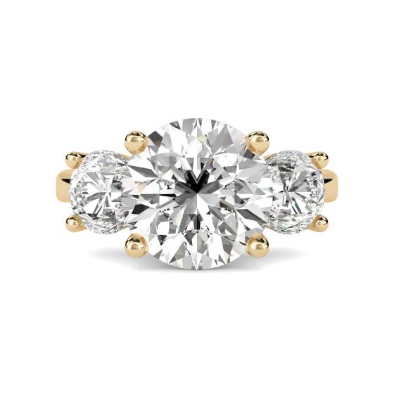 Oval and Round Trilogy Ring
