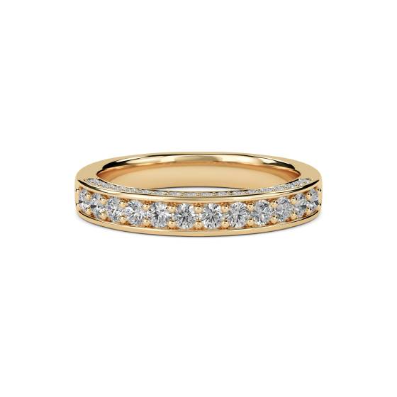 Unique Round Diamond Eternity/Wedding Ring