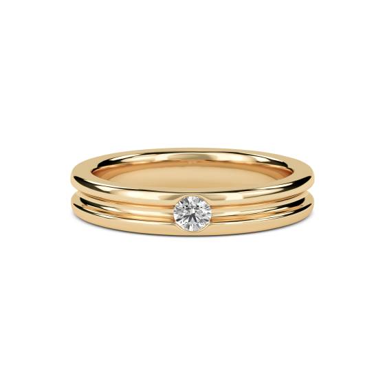 4mm Round Diamond Wedding Ring