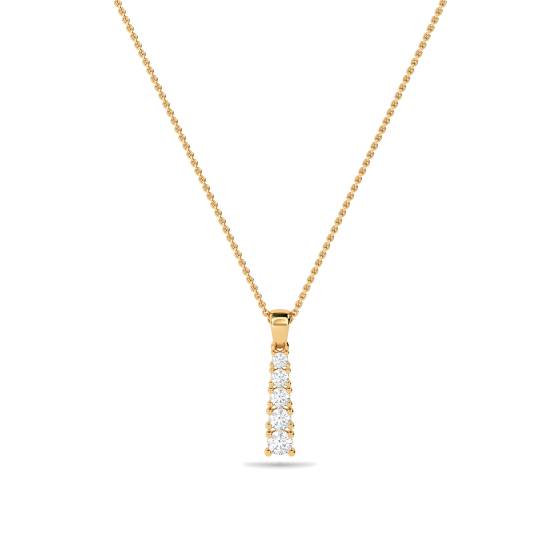 Classic Round Diamond Pendant