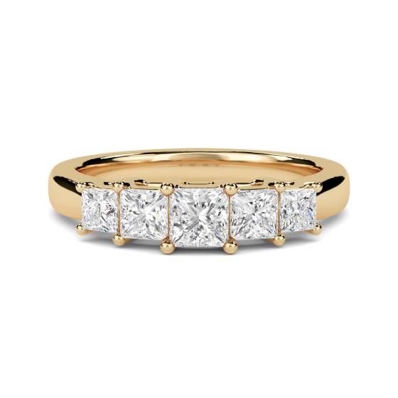 Unique Princess Diamond Eternity Ring
