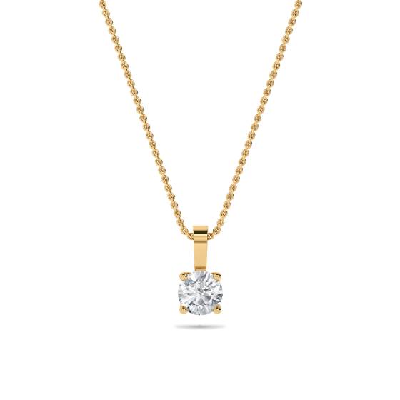 Round Diamond Pendant