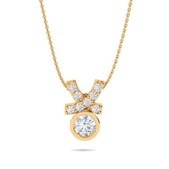 0.30ct Kiss Pendant and Chain