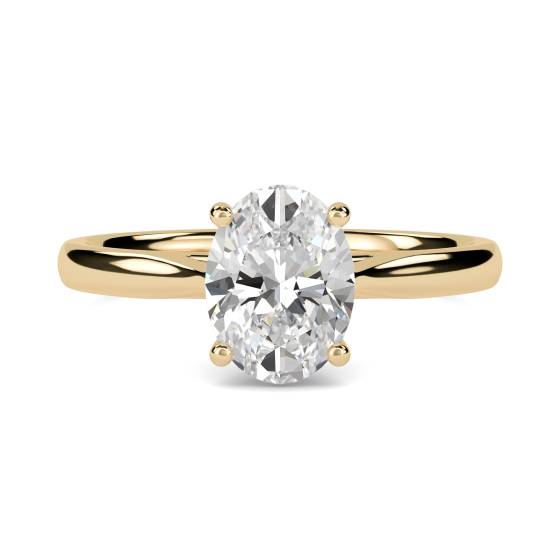 0.25ct Oval Diamond Engagement Ring