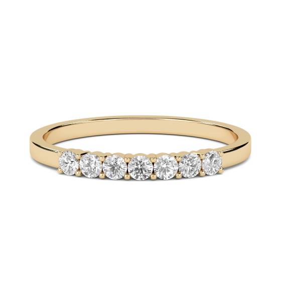 0.25ct VS/F-G Round Diamond Cut Wedding Ring