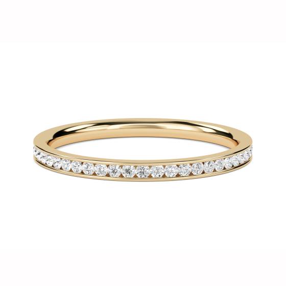 0.25ct VS/F-G Round Diamond Cut Wedding Ring