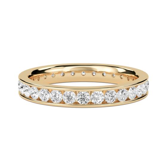 0.75ct VS/F-G Round Diamond Cut Wedding Ring
