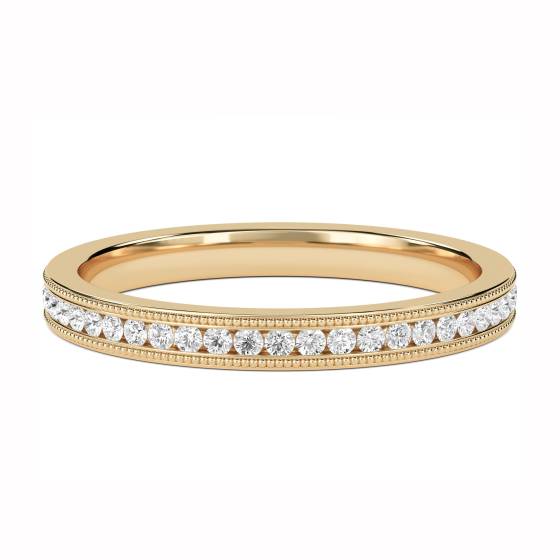 0.25ct VS/F-G Round Diamond Cut Wedding Ring