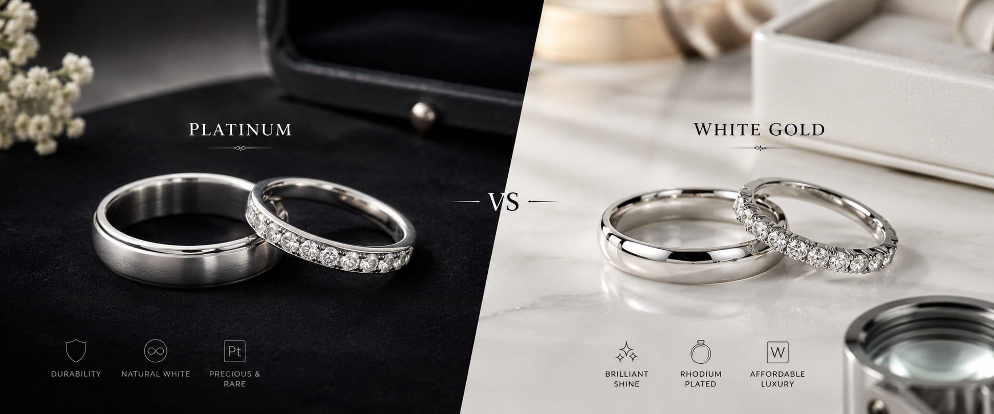 Platinum Vs White Gold for Wedding Rings