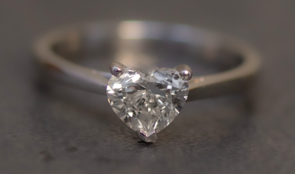 Fancy Vivid Yellow 3.5Ct Diamond Heart Cut Engagement Ring with Halo D –  VivienneHu Diamond