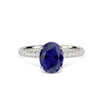 Blue Sapphire Engagement Rings | Diamond Heaven