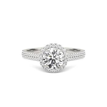 Noam Carver Diamond Halo Engagement Ring R050-02A — Cirelli Jewelers