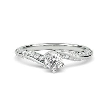 Shoulder Set Diamond Rings | Buy Shoulder Set Rings Online | Diamond Heaven