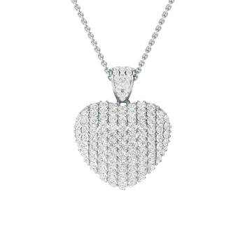 Diamond Heart Pendants