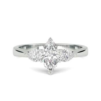 Trilogy Engagement Rings | Diamond Heaven