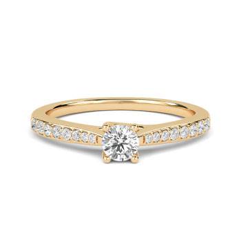 Shoulder Set Engagement Rings | Diamond Heaven